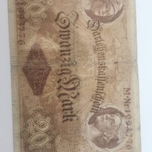 Vintage 20 Mark Banknote – Germany