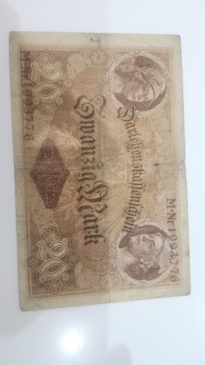 Vintage 20 Mark Banknote – Germany